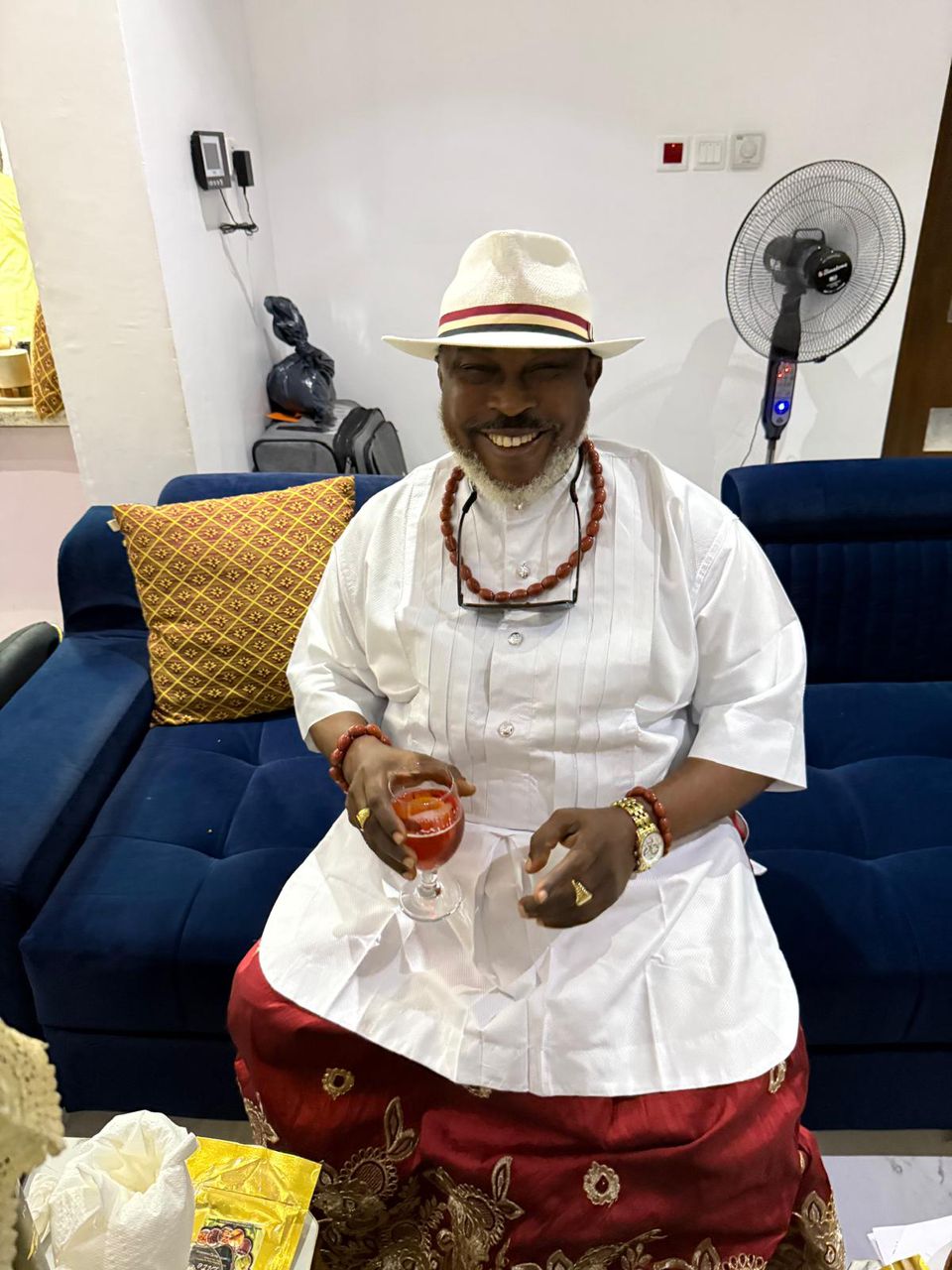 Chief (Olorogun) Daniel Oghoyone, Vice President of the Urhobo Social Club Lagos